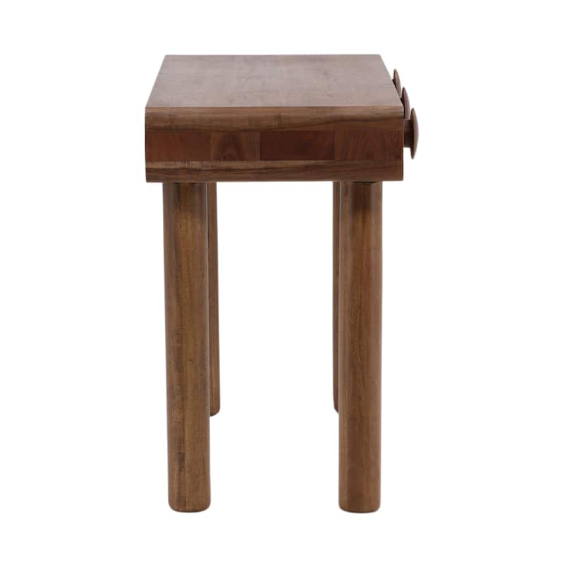 Ridgefield 47" Wide Writing Desk, Brown