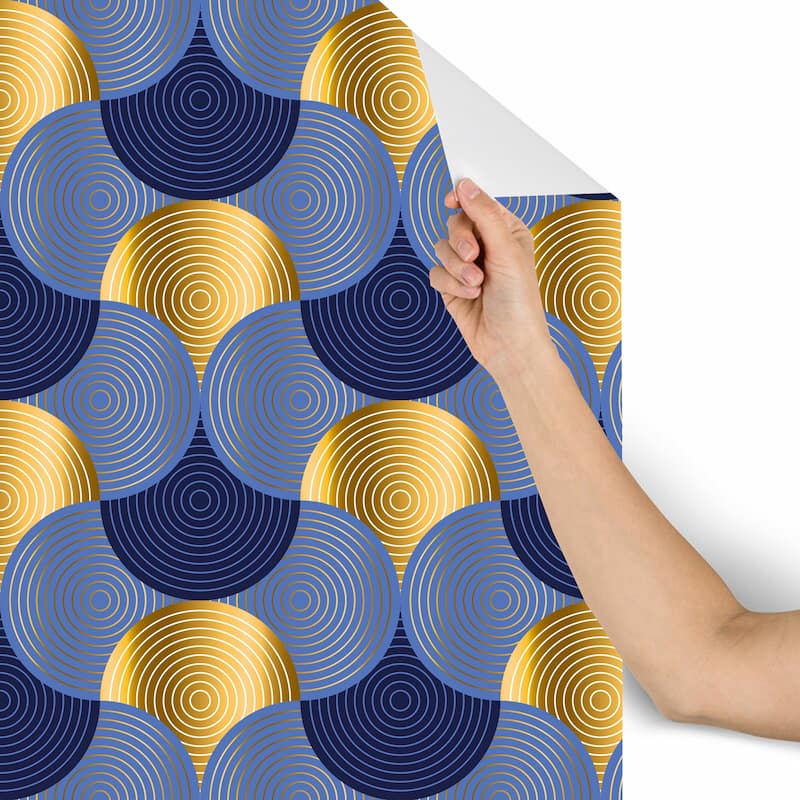 Petals Grid Removable Wallpaper - 10'ft H x 24''inch W