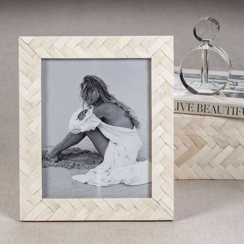 Bengkulu Bone Braided Photo Frame