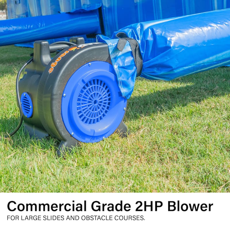 JumpOrange Bounce House Air Blower 2HP for Inflatables Bouncy Castle and Slides Commercial for Indoor and Outdoor Use