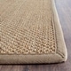 preview thumbnail 24 of 109, SAFAVIEH Natural Fiber Carmit Casual Border Sisal Rug