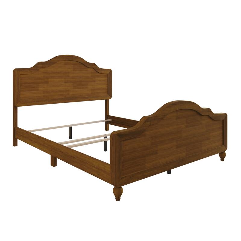 Clayfell Hinton Wood Panel Bed