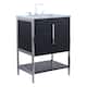 Option Black Matte - Chrome Hardware