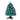 24-Inch Fiber Optic Snowflake Tabletop Christmas Tree - 20.250 x 4.750 x 4.500