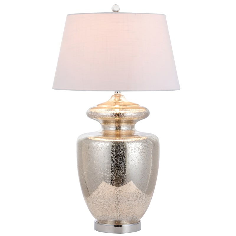 Elicia 31" Glass LED Table Lamp, Mercury Glass by JONATHAN Y