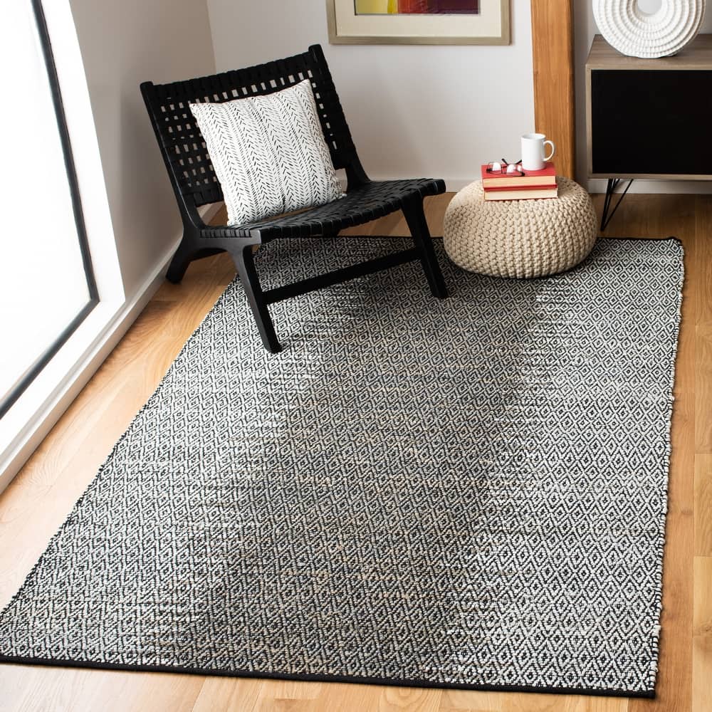 SAFAVIEH Handmade Vintage Boho Leather Caprice Modern Stripe Leather