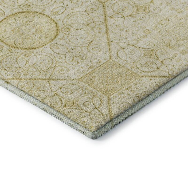 Premium Washable Super Soft Traditional Mosaic Mayfield Rug