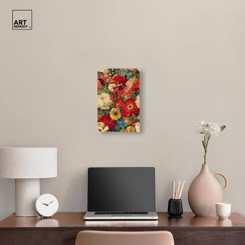 Garden Tapestries II Canvas by Art Remedy, Gallery Wrapped