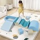 preview thumbnail 4 of 7, Soft Climb and Crawl Foam Playset 8 in 1,Safe Soft Foam Nugget Block for Infants, Preschools, Toddlers - Colorful