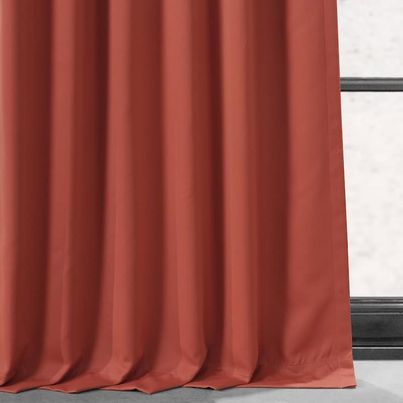 Exclusive Fabrics Performance Woven Blackout Curtain Pair (2 Panels)