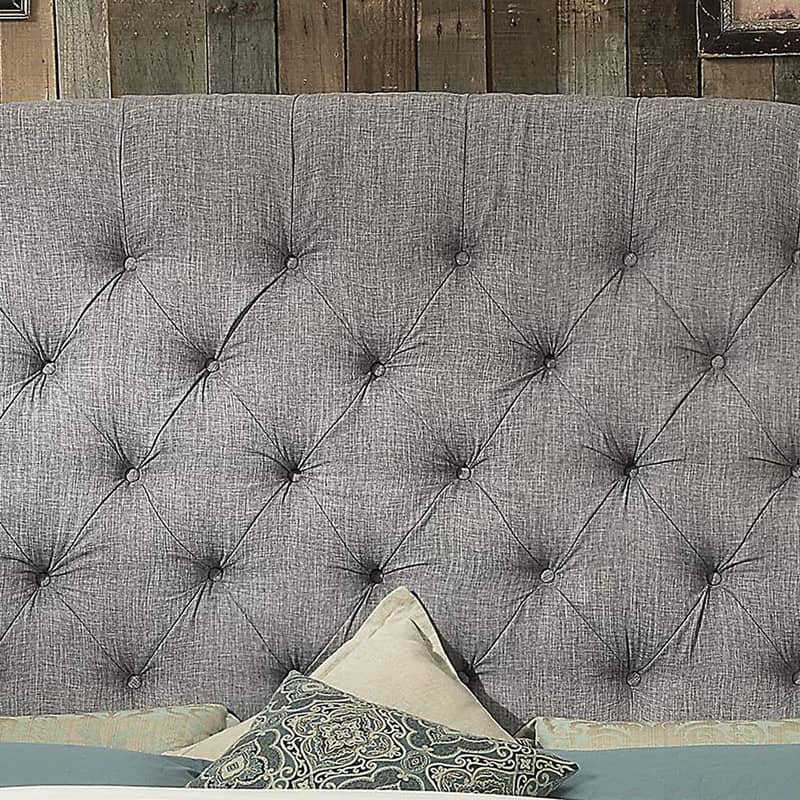 Audrey Tufted Upholstered Wingback Bed Set