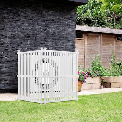 Outdoor Privacy Screen Panels Kit Air Conditioner Trash Can Enclosure