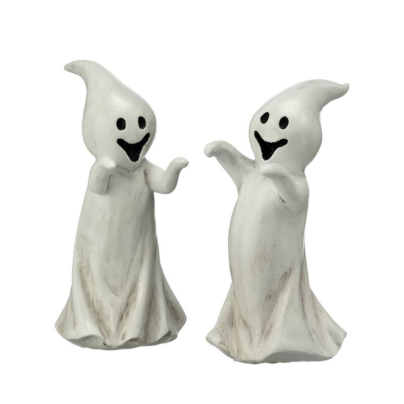 6.5" Resin Ghostly Ghost Set of 2