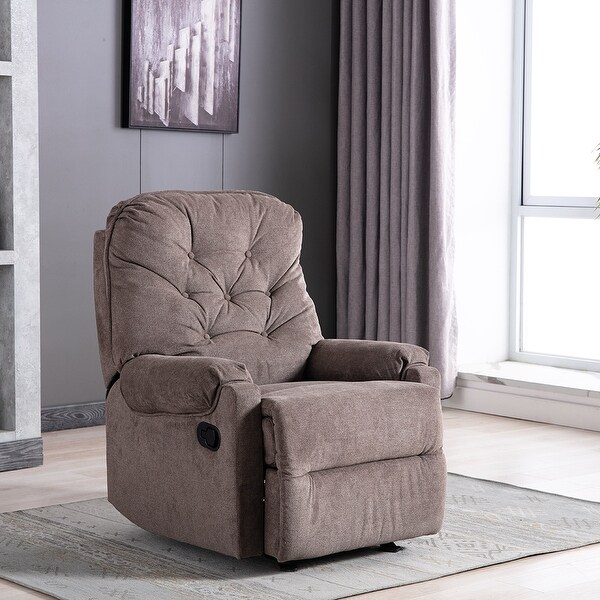 Shop Fabric Ergonomic Lounge Manual Reclining Chair ...