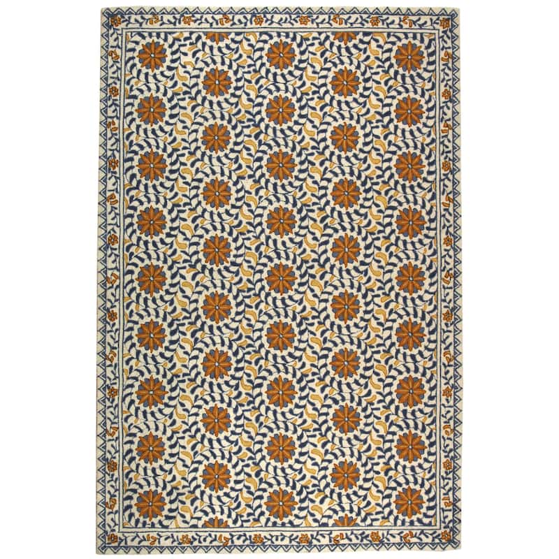 SAFAVIEH Handmade Chelsea Vermont French Country Wool Rug