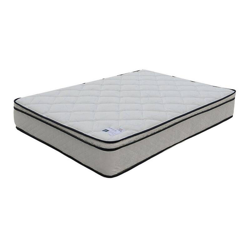 Lim 9 Inch Soft Bonnell Coil California King Mattress with Euro Top, Foam