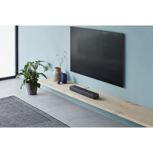 soundbar with integrated subwoofer