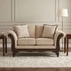 preview thumbnail 4 of 30, Hernen Carved Wood Frame 5-Piece Living Room Set