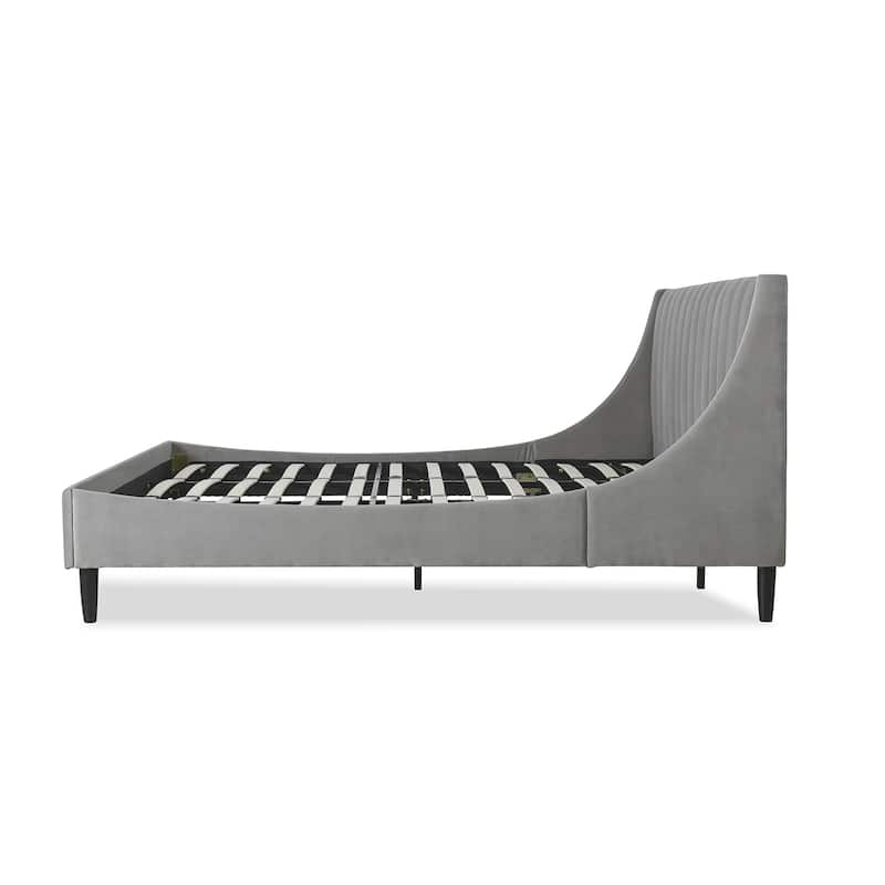 Aspen Vertical Tufted Upholstered Platform Bed