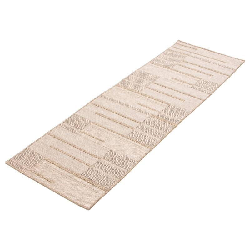 ECARPETGALLERY Machine Woven Atlas Taupe Area Rug