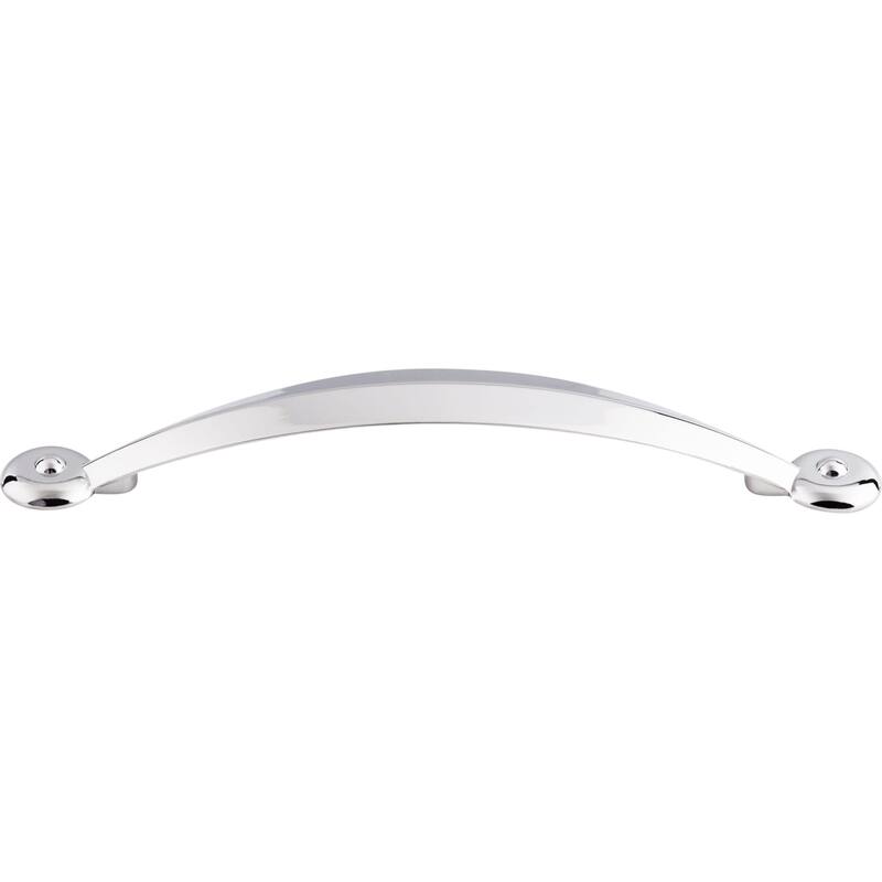 Top Knobs Angle 5-1/16 Inch Center to Center Handle Cabinet Pull from - Polished Chrome