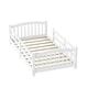 preview thumbnail 72 of 74, Montessori Solid Pine Floor Bed with Full-Length Safety Fence & Slatted Base by Harper&Bright Designs