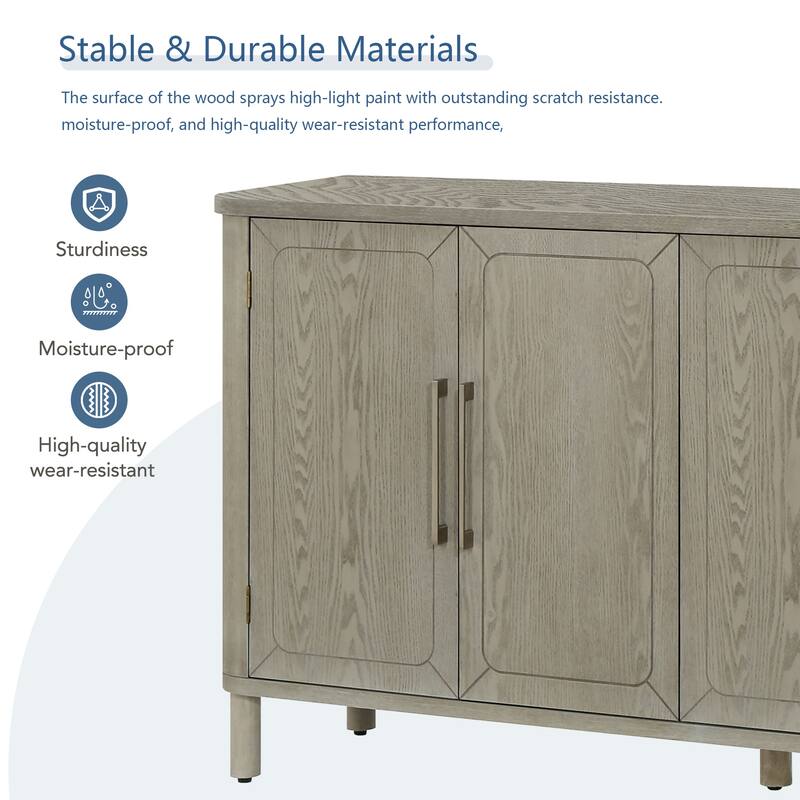 Rounded Design Elements Sideboard