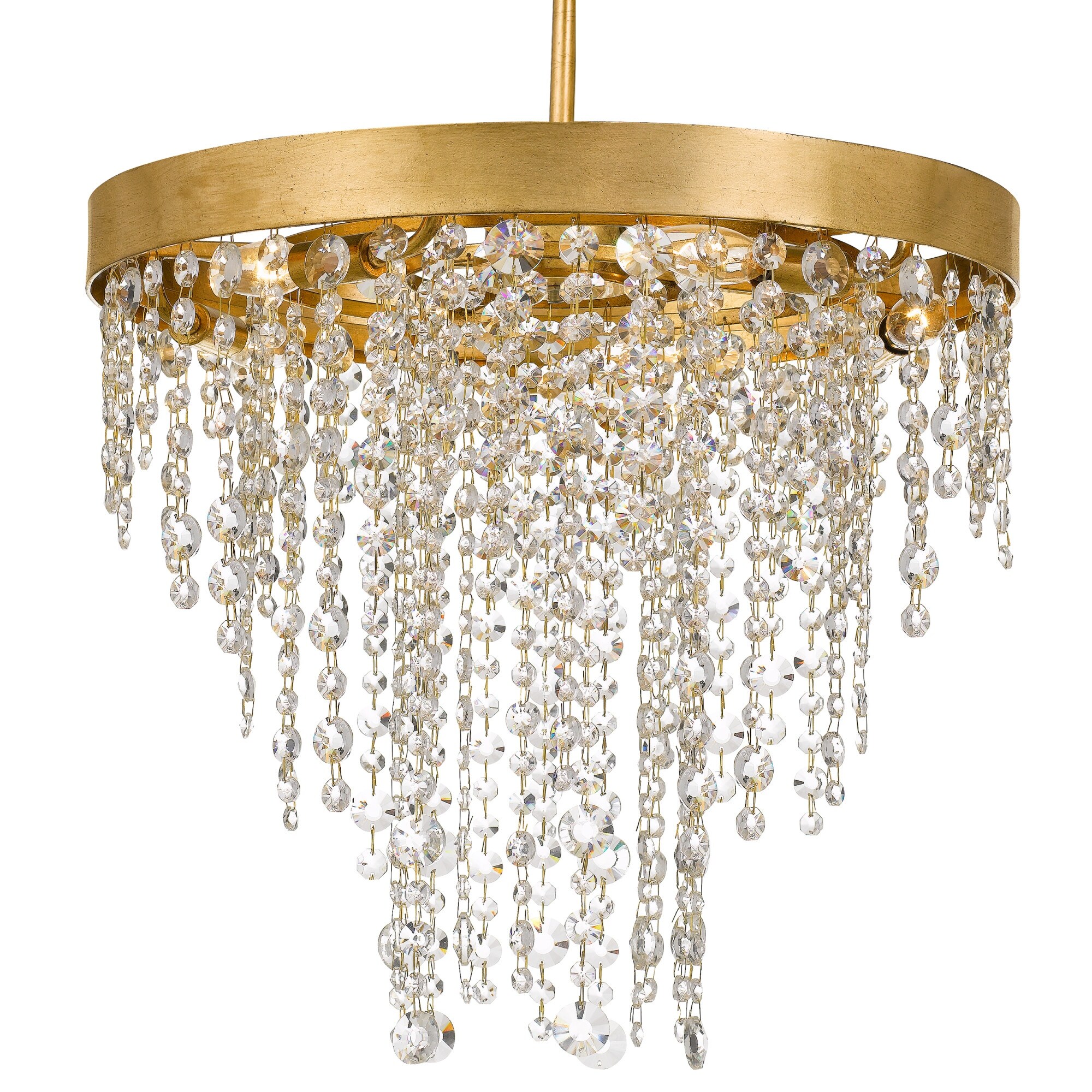 Crystorama Lighting Group WIN-615-CL-MWP  Windham 5 Light 20" Wide Crystal Chandelier - Chandeliers For Bedrooms by Overstock.com