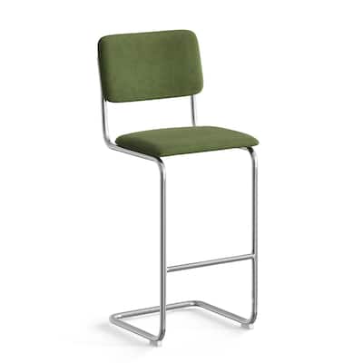 Hayward Velvet Bar Height Stool (Set of 2)