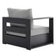 preview thumbnail 49 of 56, Tahoe Outdoor Aluminum 4-piece Conversation Set with Coffee Table