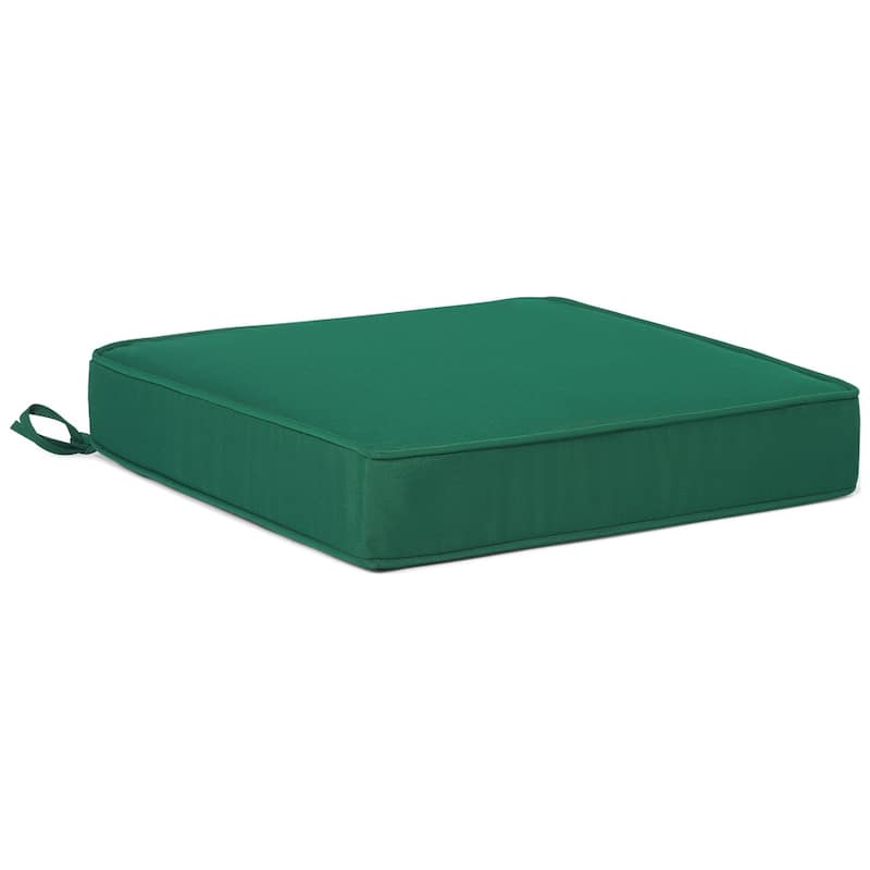 Fading Free All Weather Outdoor Patio Seat Cushions - (Set of 2)