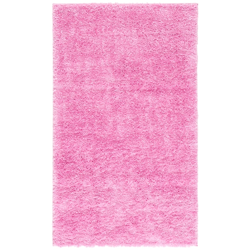 SAFAVIEH August Shag Solid 1.2-inch Thick Area Rug - 2'3" x 4' - Pink