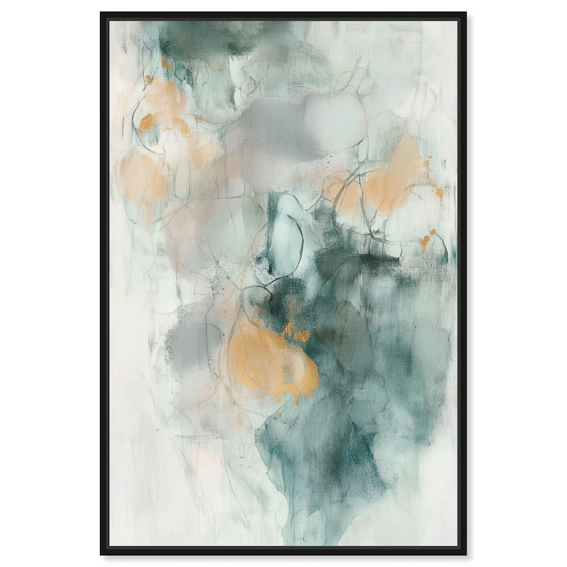 Verdant Vapors II Canvas by Art Remedy - 10" x 15" - Black