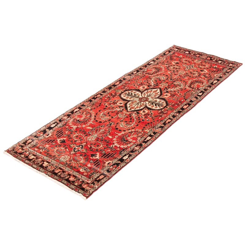 ECARPETGALLERY Hand-knotted Anadol Copper Wool Rug - 3'5 x 9'10