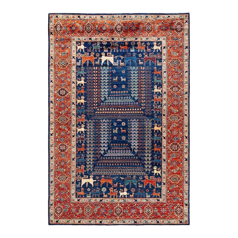Serapi, One-of-a-Kind Hand-Knotted Area Rug - 5' 10" x 8' 10"