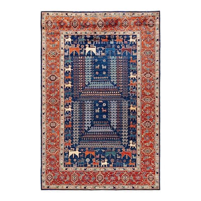 Serapi, One-of-a-Kind Hand-Knotted Area Rug - 5' 10" x 8' 10"