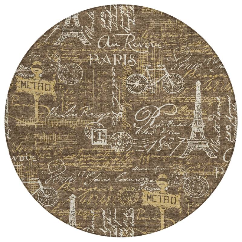 Machine Washable Indoor/ Outdoor Paris Chic Chantille Rug
