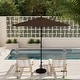 preview thumbnail 106 of 143, North Bend 9-foot Round Auto-tilt, Bronze Finish, Sunbrella Patio Umbrella by Havenside Home