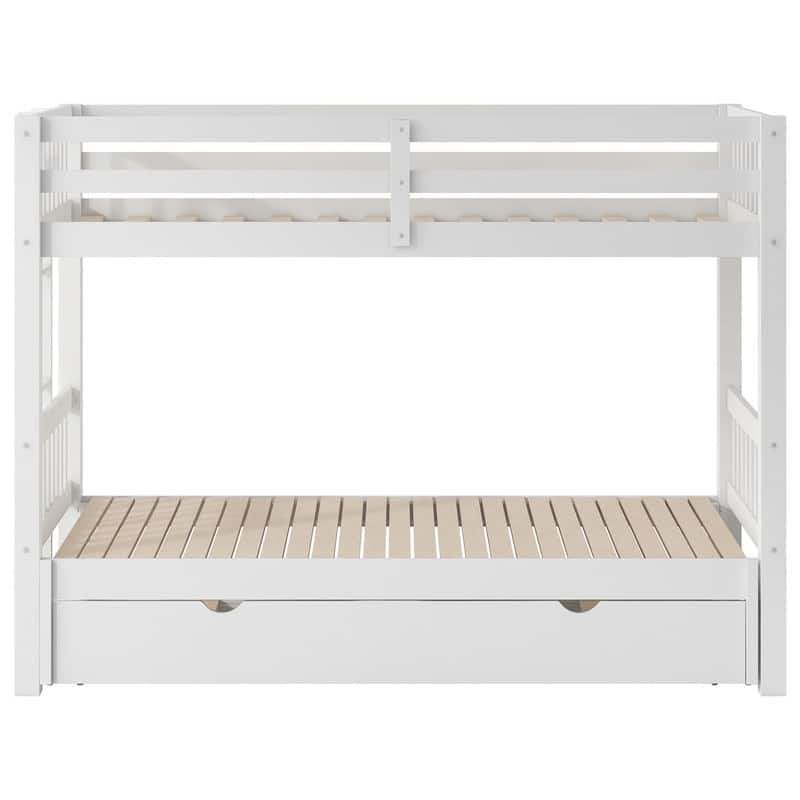 Twin over Pull-out Bunk Bed with Trundle