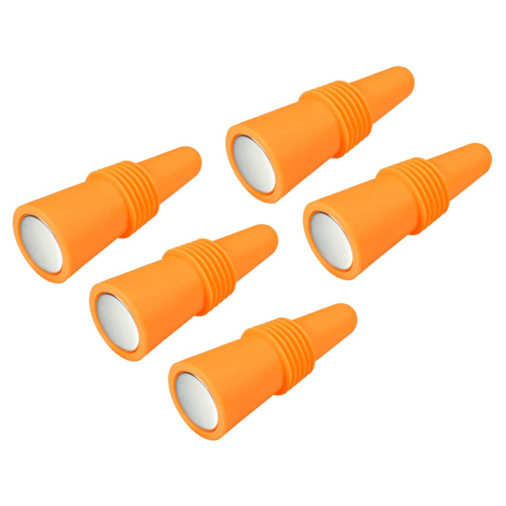 5Pcs Wine Stoppers Silicone Beverage Bottle Sealer Caps Reusable Cover