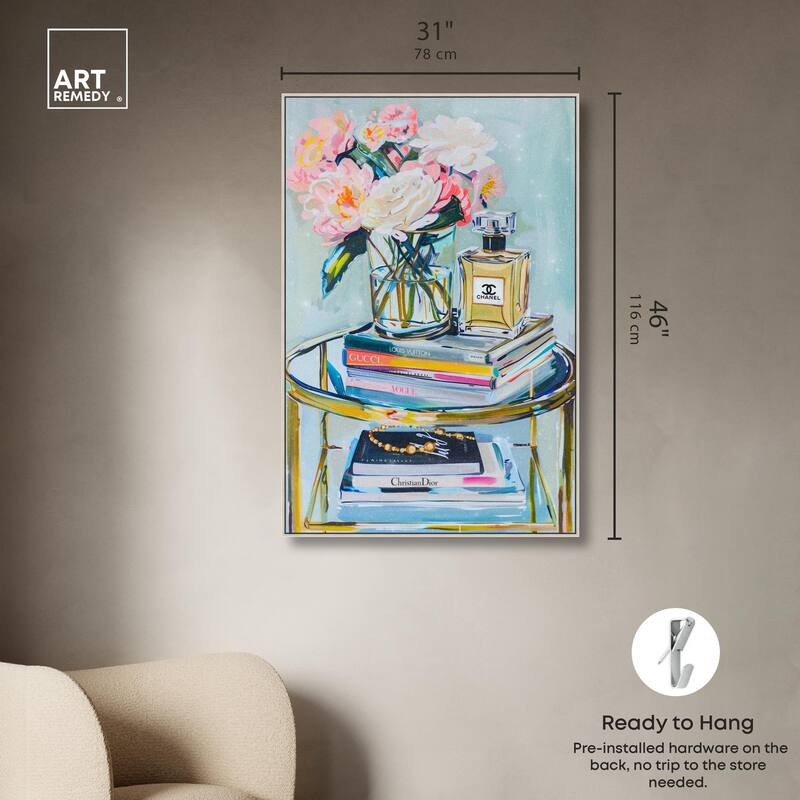 Glass Stand Glam Canvas by Art Remedy