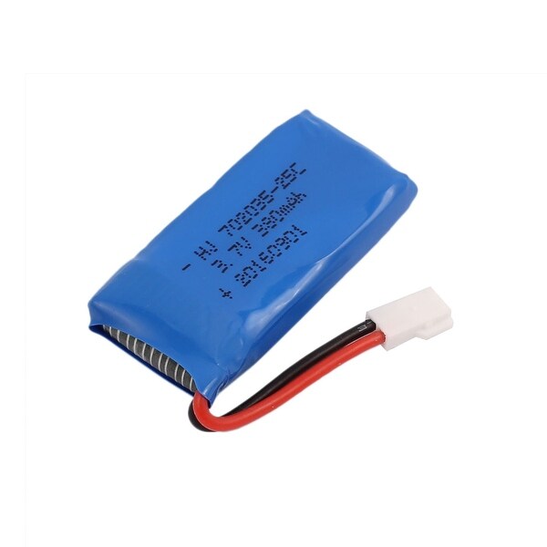 3.7V 380mAh Rechargeable Lithium Lipo Battery MX2.0-2P Connector for RC Airplane
