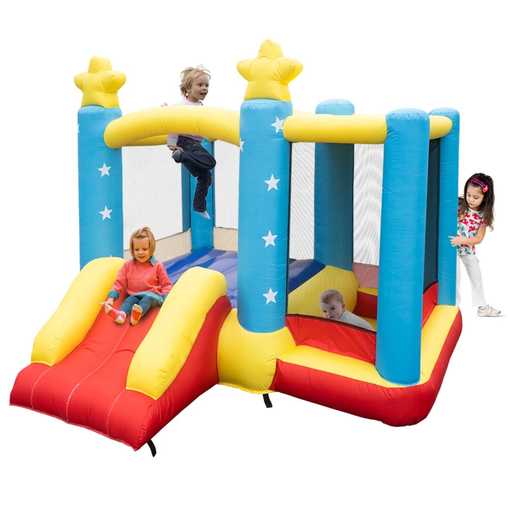 RETRO JUMP Pink Unicorn Bouncer Kids Bounce House Slides Bouncy Inflatable Jumper Houses with Blower for Birthday Party Gift RETRO JUMP Pink Unicorn Bouncer Kids Bounce House Slides Bouncy Inflatable Jumper Houses with Blower for Birthday Party Gift