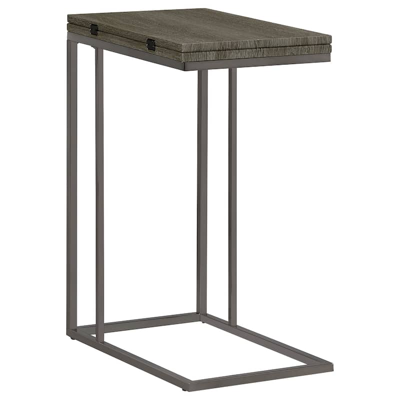 Pedro Expandable C-Shaped Sofa Side Table