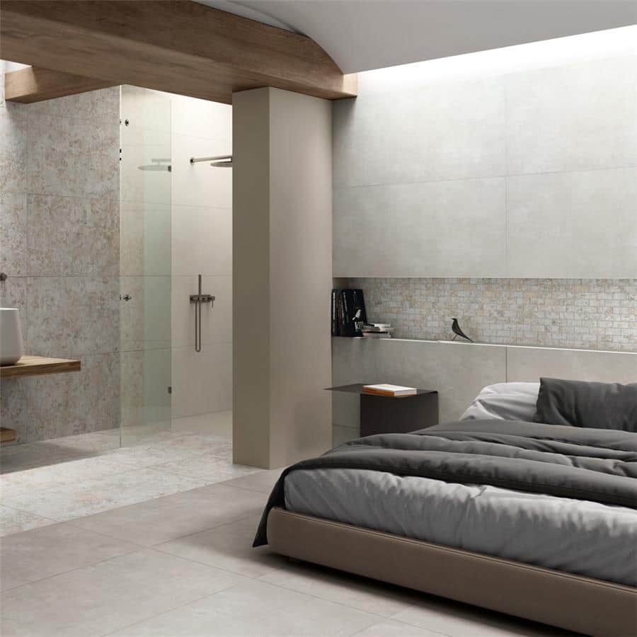 Merola Tile Pictura Frammenti 23-1/2" x 47" Porcelain Floor and Wall Tile