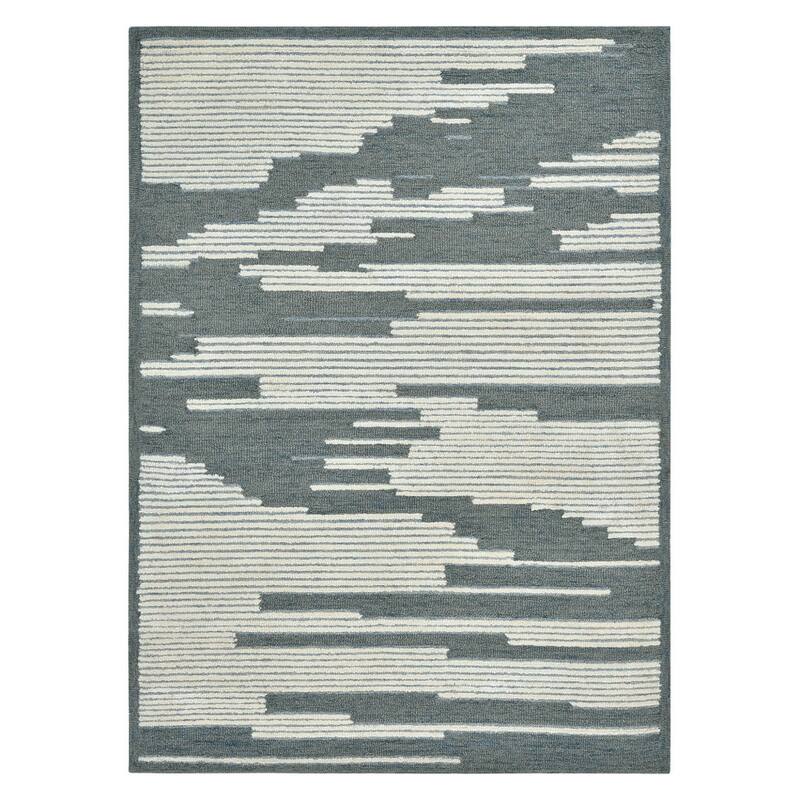 HomeRoots Abstract Lodge Rectangle Area Rug