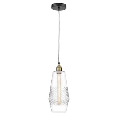 Innovations Lighting Windham - 1 Light 7" Cord Hung Mini Pendant