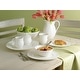 preview thumbnail 3 of 1, Opal Innocence Carved 16" Oval Serving Platter White