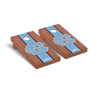 North Carolina Tar Heels Rosewood Cornhole Board Set 1
