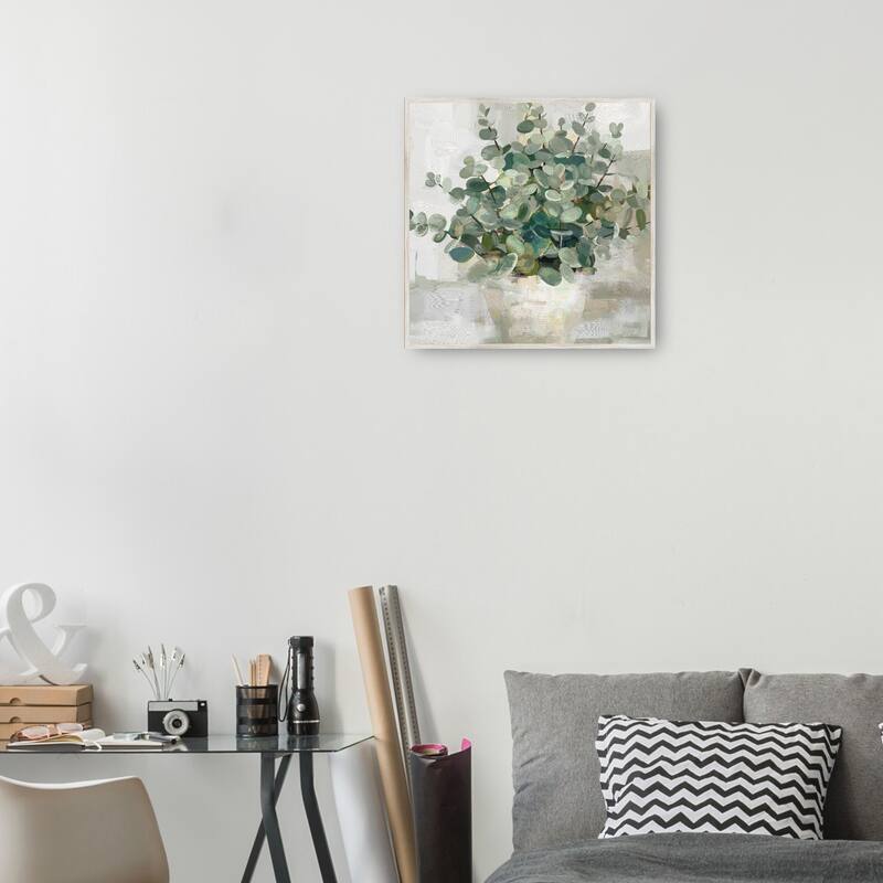 Eucalyptus Pots I By Studio Arts Canvas Art Print